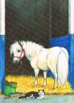Margareta Nordqvist - Pony im Stall