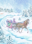 Monika Speck - Kutsche im Schnee