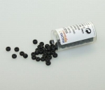 Rocailles - Indianerperlen 4 mm opak matt schwarz