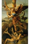 Raffael - Heiliger Michael, den Drachen ttend